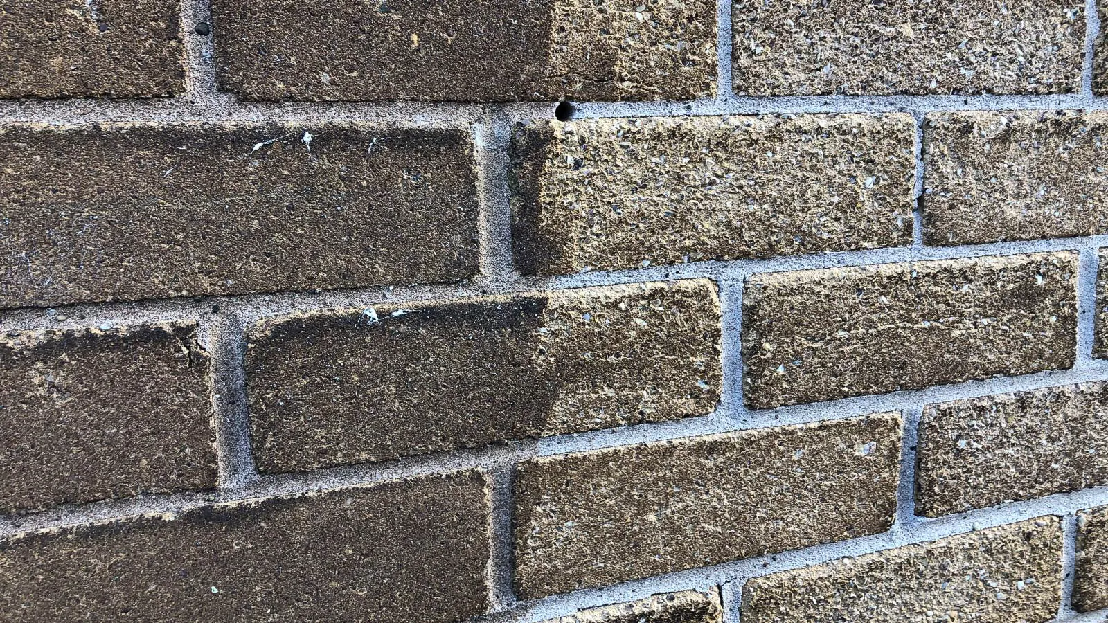 Factory wall surface recorded during refurbishment