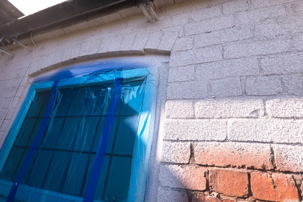 Surface preparation shown in Moorhouse’s published project gallery